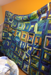 Learn to quilt student's quilt