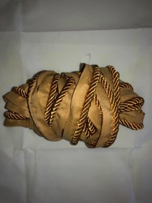 Gold flange braid