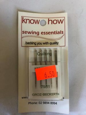Quilting 75/11