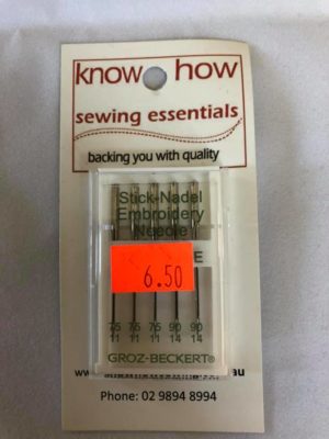 Embroidery assorted