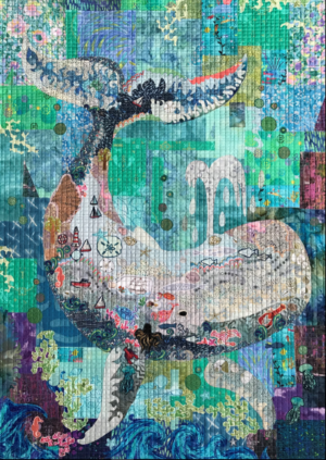 Tyde Collage Quilt Pattern by Laura Heine