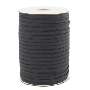 6mm braided elastic - black - Image 2