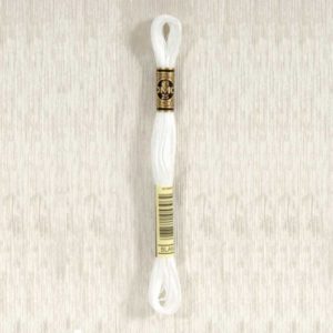 DMC 6-stranded embroidery cotton Blanc